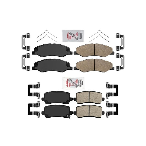 AmeriPro Premium Ceramic Brake Pads Hardware For 2021-2023 Honda Odyssey