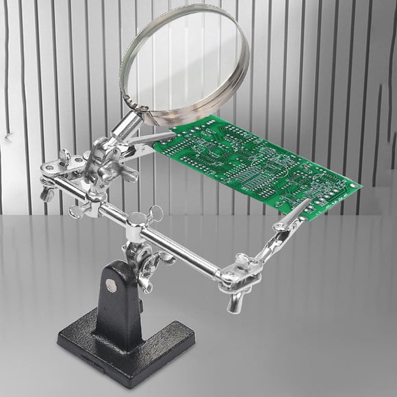 Accesorio para estación de soldadura Helping Hand, brazo flexible de repuesto, , microobjetos versátiles, banco de trabajo plateado