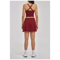 thumbnail image 5 of PISONIC Women 2 Piece Tennis Dress Cross-Back Tank Top with High Waisted Workout Skorts Skirt Set Yoga Golf Athletic Outfits Set, 5 of 7