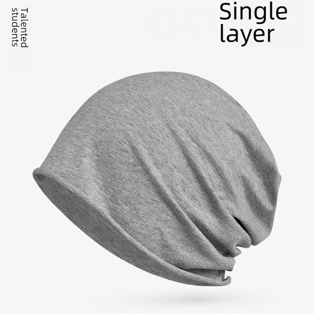 Gorro de turbante fino para mujeres y hombres, gorro de algodón con tapa de verano, rizado de una sola capa, todo fósforo, gorro de luna para mujeres embarazadas, fábrica de gorros de dormir