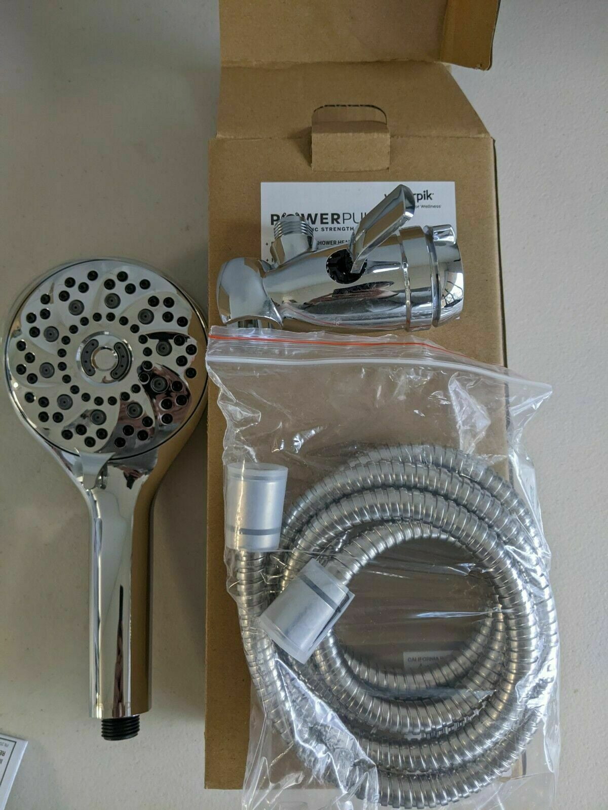 WaterPIK PowerPulse Hand Held Therapeutic Strength Massage Shower Head