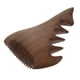 thumbnail image 1 of Peine de madera para masaje capilar, de sándalo natural, desenredante de dientes anchos para aliviar el dolor de cabeza., 1 of 5