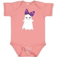 thumbnail image 3 of Inktastic Little Ghost, Cute Ghost, Ribbon, Halloween Girls Baby Bodysuit, 3 of 5