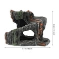 Curated visual reference: DIY Adjustable Height Turtle Basking Platform Reference: Bestyash 1Pc Reptile Platform Resin Turtle Basking Terrace Aquarium