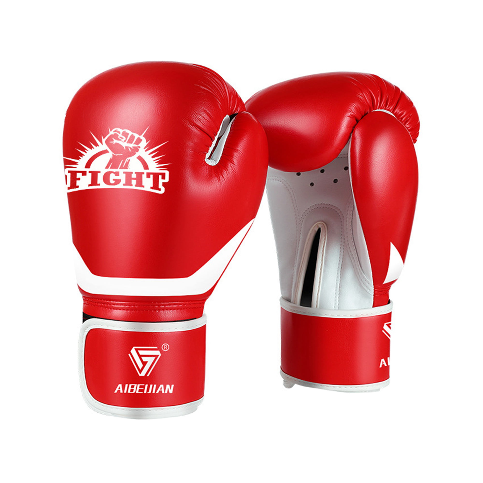 Professional Boxing Gloves Punch Bag Sparring Training Mitts MMA Kids/Adults Red 