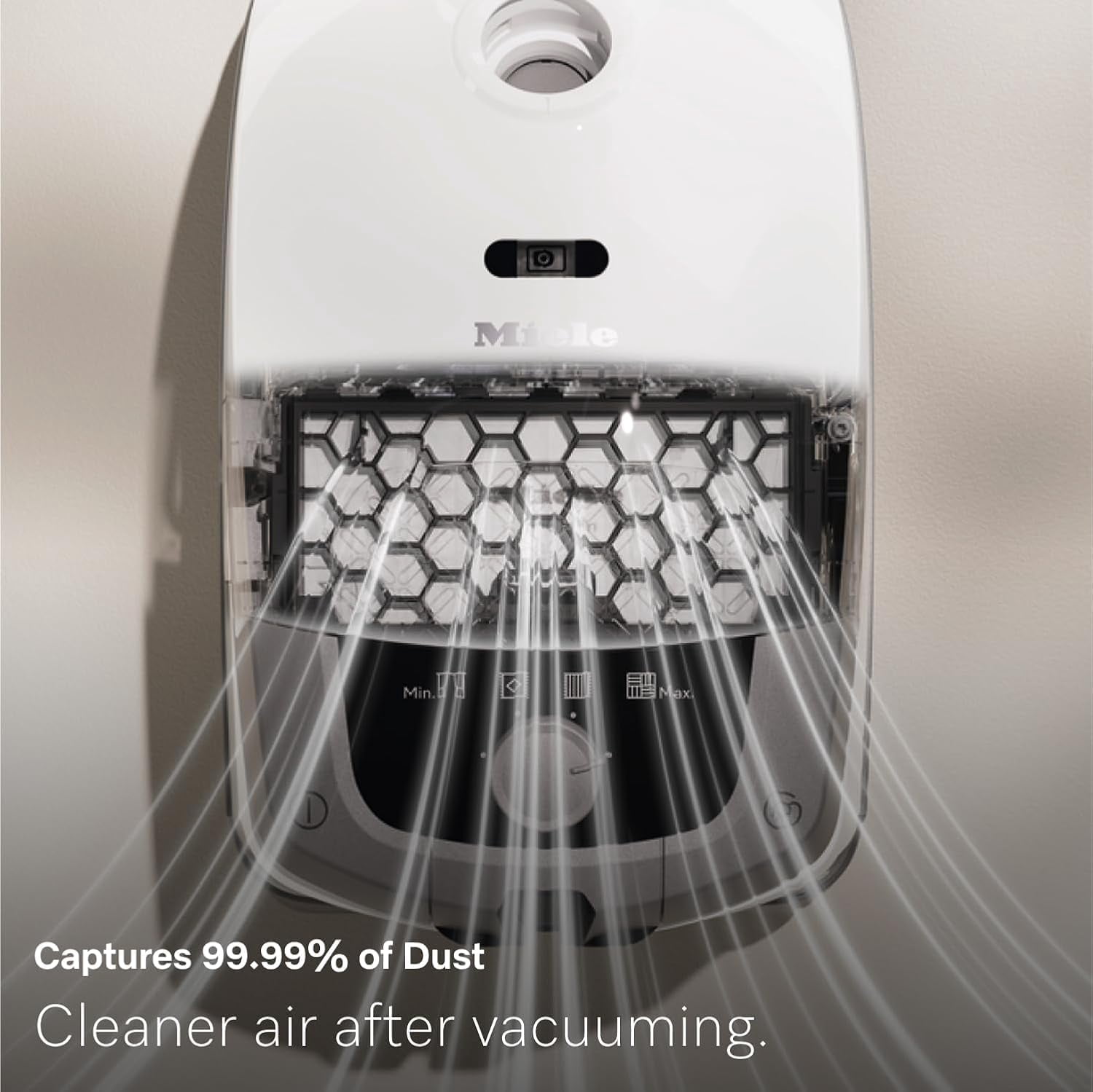 Miele Guard S1 Parquet Flex Bagged Canister Vacuum Cleaner with AirClean Plus Filter, Parquet Twister Brush, FiberTeQ Universal Floorhead & XL Flexible Crevice Tool – Brilliant White