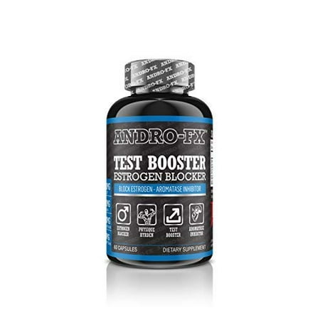 Test Booster with Estrogen Blocker for Women and Men, 280mg DIM Supplement Aromatase Inhibitor for Hormone Balance and Menopause Relief (60 (The Best Estrogen Blocker)