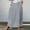 Gray, variant on Brondbend Skirt Women Elastic Waisted Pocket Pleated Skirt Dress Summer Solid Color Comfy Trendy Ladies Loose Fit Travel Vacation Skirt Black L