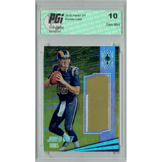Phoenix Jared Goff 16 Phoenix Jm Jg 2 Color Patch 25 Made Rookie Card Pgi 10 Walmart Com Walmart Com