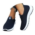 thumbnail image 3 of Wovix Womens Mesh Slip on Walking Shoes Comfort Shoes Non Slip Mesh Casual Running Sneakers Lightweight Breathable Soft Athletic Footwear Zero Drop For Outdoor Activities, 3 of 7
