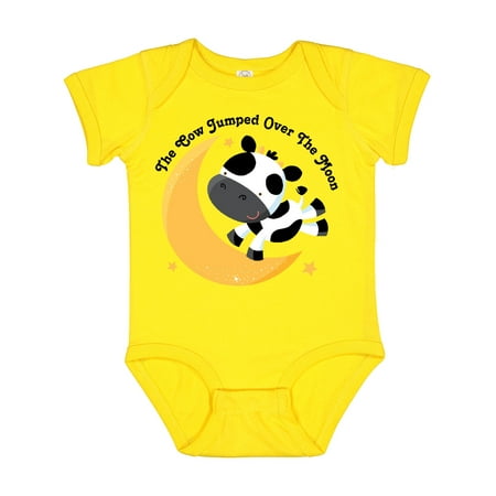 

Inktastic Cow Jumped over the Moon Gift Baby Boy or Baby Girl Bodysuit
