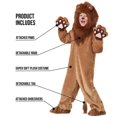 thumbnail image 3 of Morph Deluxe Kids Lion Costume Boys Girls Animal Big Cat Halloween Halloween Red Toddler 3-4 years, 3 of 5