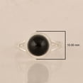 thumbnail image 3 of 9.78 Ctw Round Moodstone 925 Sterling Silver Color Change With Emotions Feel On Finger Ring, Temperature Control Mood Ring Earrings Pendant, 3 of 8