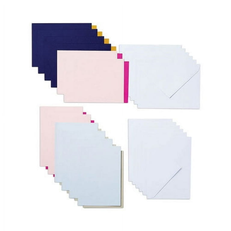 Joy Insert Cards, 4.5 x 6.25, 12 Assorted Color Cards/12 Assorted Color Inserts/12 White Envelopes Joy Insert Cards, 4.5 x 6.25, 12 Assorted Color Cards/12 Assorted Color Inserts/12 White Envelopes