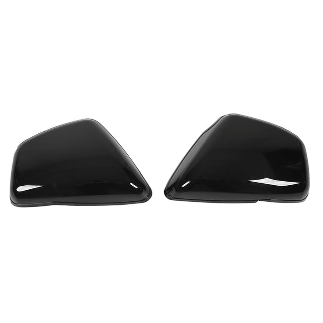 2 uds cubierta lateral de batería izquierda y derecha luz resistente cubierta de carenado lateral de batería Protector de repuesto para Virago negro Jadeshay A
