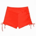 thumbnail image 5 of HCNTES Women's High Waisted Swim Board Shorts UPF50+ Quick Dry Swim Short Bikini Bottoms (Orange,M), 5 of 5