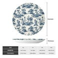 thumbnail image 2 of Disketp Vintage Floral 1 Ceramic Plate Dinner Plates Bone China Decorative Plates Art Ceramic Ornaments for Wall Hanging Decoration -6in, 2 of 6