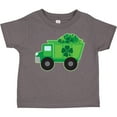 thumbnail image 3 of Inktastic St Patricks Day Irish Clover Dump Truck Childs Boys Toddler T-Shirt, 3 of 5