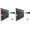 For 22-55 Inch TVs Pack of 2, variant on No Drill Drywall TV Mount, No Stud TV Wall Mount for Most Brand 22-55 Inch TVs up to 100 lbs, Easy Install No Stud Studless TVs Wall Mount, Include All Hardware- Level Bubble Meter