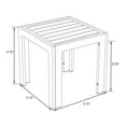 thumbnail image 4 of LeisureMod Chelsea Modern Aluminum Patio Side Table, 4 of 4