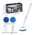 thumbnail image 3 of Wireless Glass Floor Car Cleaner,No Need to Bend over 180 Degree Automatic Rotating Electric Mop for Household Kitchen Ceiling High Reach, 3 of 7