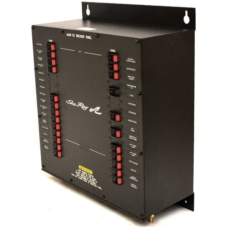 Sea Ray Boat Breaker Panel 2075527 | Main DC 16 x 19 3/4 Inch Black
