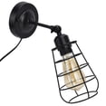 thumbnail image 3 of Lámpara Industrial ANGGREK 85-250 V Apliques De Pared Negro, 3 of 7