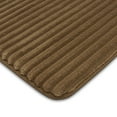 Mainstays Performance Ribbed Quick Dry Foam Bath Mat, 17" X 24", Acorn