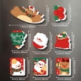 thumbnail image 2 of YISITIAN Christmas Decor Magnet Set - 12 PCS Santa Reindeer Snowmen & Tree Stickers for Fridge AZ1014-0005, 2 of 5