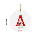 Christmas Savings! 26 Letters Santa Claus Christmas Pendant Acrylic Car