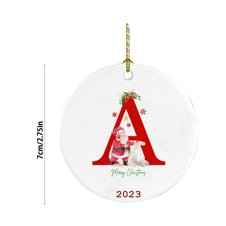 2024 Christmas Santa Claus Christmas Tree Decorations Car Interior Hangs  Acrylic Pendant Hanging Accessories Room Decor Party