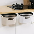 thumbnail image 1 of Small Hanging Trash Can for Under Sink - Kitchen & Bathroom Waste Bin, Space-Saving Countertop Garbage Can for Indoor Storage, 1 of 8
