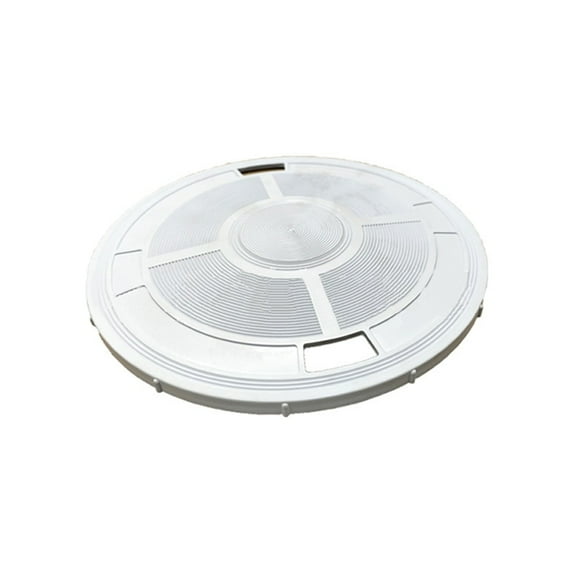 D23.5cm skimmer cover round pool deck skimmer lid cover swimming pool parts with 2 holes