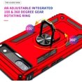 thumbnail image 6 of for Google Pixel 6a case Heavy Duty Rugged Full Body Scratch Proof Shockproof Screen Camera Protection Built-in 360 Ring Kickstand Military Hard Back Phone Cover for Men Women Red, 6 of 14