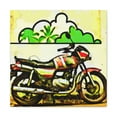thumbnail image 1 of Motorcycle in Motion - Canvas, 1 of 10