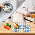 thumbnail image 3 of Yayeee Dish Drying Mat for Kitchen Counter 16" x 18" Microfiber Super Absorbent Coffee Decorative Pad, Light Lemon, 3 of 9