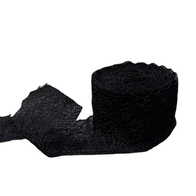 1 Roll 10M Ruffles Decor Exquisite DIY Polyester Visual Effect Hard to Fade Lace Decor for Home