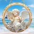 thumbnail image 3 of Vggrvlo Stained Glass Window Hanging Fairy Decor Suncatcher for Birthday, Women, Men, Wife, Aunt, and Mom for Christmas Tree Decoration, Birthday Gift for Mom, 3 of 7