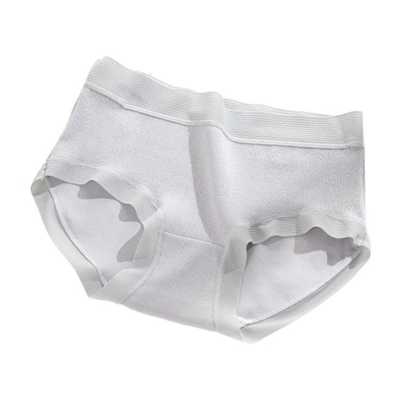 Maplenight Womens Cotton Underwear Mid Waist Stretch Briefs Full Coverage Breathable Soft Comfy Panties for Women