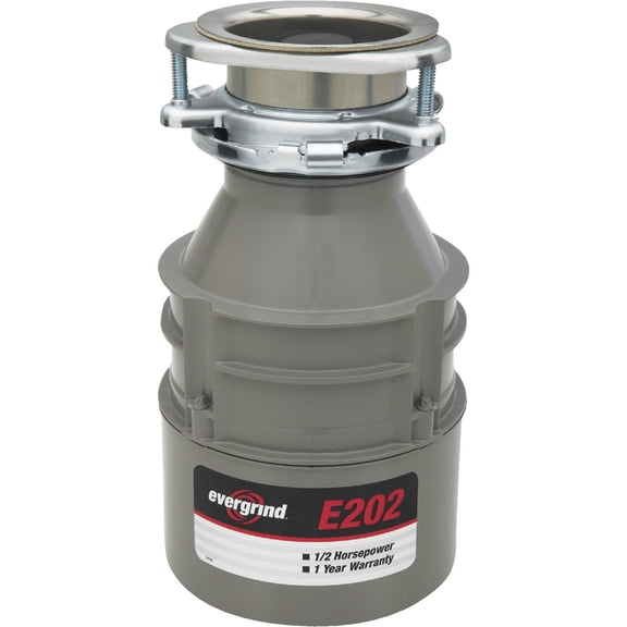 Emerson Evergrind E202 Food Waste Disposer - 1/2 HP, 1-Pack