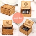 thumbnail image 1 of Caja de música tallada de madera con Melody Vintage Music Box Decoración del hogar Hermoso aparato musical tallado Hecho a mano para niñas para niños, 1 of 8