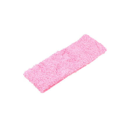 Unique Bargains Pink Stretchy Hairstyle Binder Hair Band for Women