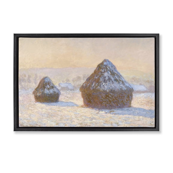 Stupell Industries Traditional Black Floating Frame Canvas Art, 25 x 17, by one1000paintings