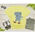 thumbnail image 5 of Cute Skateboarding Big Elephant Animal for Men Women Boys Girls T-Shirt Men Skateboarder Elephant Lover Gift T Shirt Graphic Tshirt, 5 of 8
