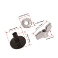 thumbnail image 2 of OFFIGAM drum supplies Drum Set Gadgets Plastic 23-Piece Set for Drummers, 2 of 8
