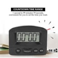 thumbnail image 4 of Portable Digital Clock Countdown Timer Large LCD Display Kitchen Use (Black), 4 of 4