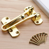 Latrodar Rocker Bar Door Lock, Door Lock Security, Rocker Bar Door Budget-Friendly ock, Hotel Door Lock Gold 4.8x2.8 Inch Home Stuff