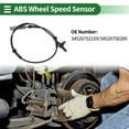 thumbnail image 2 of Unique Bargains ABS Wheel Speed Sensor ABS Sensor No.34526752159/34526758289 for BMW E65 2002-2008 1 Pc Front Left Front Right, 2 of 7