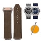 thumbnail image 1 of Watchband For Hublot Big Bang Silicone 25*19mm Waterproof Men's Watch Strap Chain Watch Accessories Rubber Bracelet Wristband-blue A Black, 1 of 5