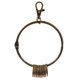 thumbnail image 1 of Paquete de 7-15 llaves redondas grandes de bronce retro vintage que incluye 10 anillos para grupos pequeños Sunnimix  Llavero, 1 of 7